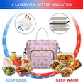 thumbnail image 4 of Classic Princess Pattern Womens Lunch Box for Work,Insulated Large Lunch Bag for Tween and Teen,Loncheras Para Mujer,Leakproof Adult Lunch Bag for Work,Beach,Travel,Picnic,Camping, 4 of 7