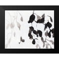 thumbnail image 2 of Bragg, Janel 14x12 Black Modern Framed Museum Art Print Titled - Leaves in Black and White, 2 of 5
