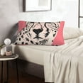 thumbnail image 6 of Daiia Pink Cheetah Art Bedding Waterproof Pillow Protector Zippered Queen – Bed Bug Proof Pillow Encasement-20"x30", 6 of 6