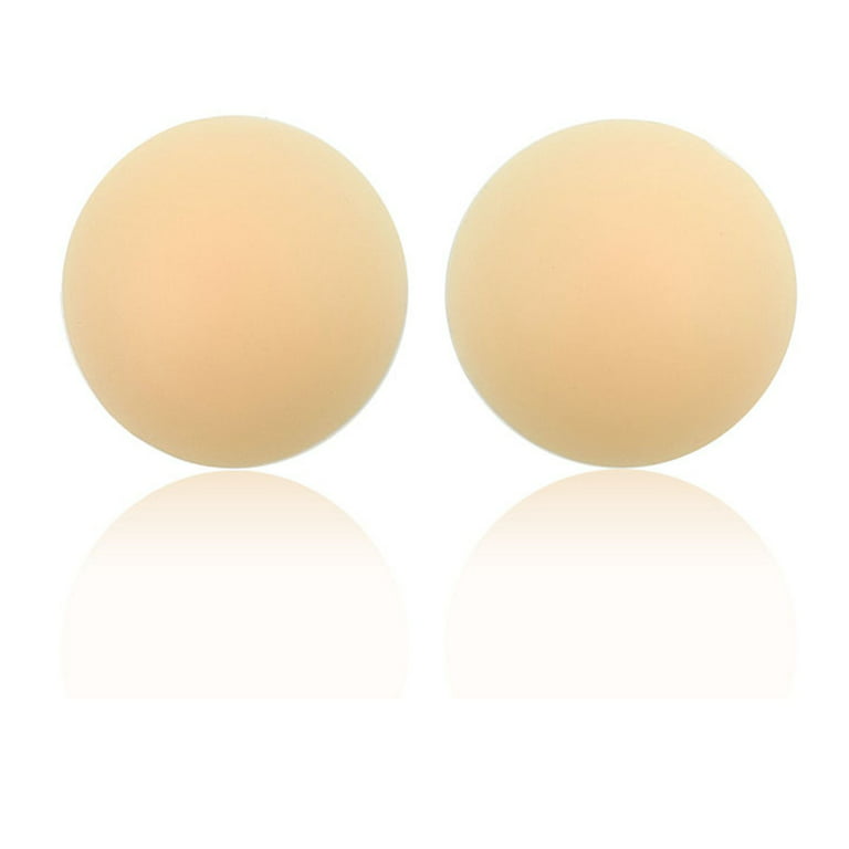 Fullness Non-Adhesive Matte Silicone Nude Smooth Reusable Nipple Covers 