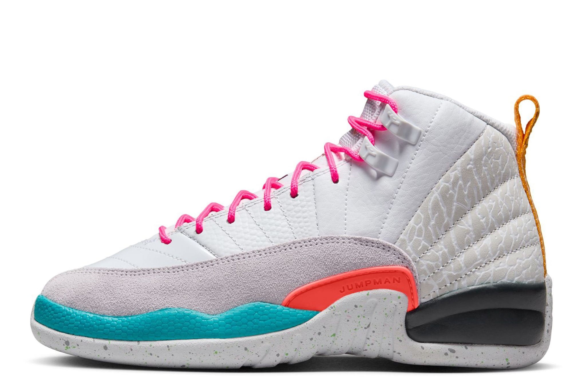 Jordan 12 Retro Melo (2025) (GS) (White/University Blue/Metallic