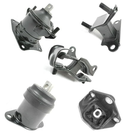 2003-2007 Honda Accord 3.0L Engine Motor & Trans Mount Set 5PCS for Auto Transmission A4517, A4527HY, A4544, A4524, (Best Honda Accord Engine)