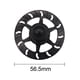 thumbnail image 4 of 4x Metal Brake Discs, Aluminum Alloy Brake Disk, /6 Desert Trucks , Negro Yotijar Disco del freno, 4 of 5