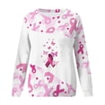 thumbnail image 5 of Edvintorg Sweatshirt For Women Clearance Fashion Women's Casual Long Sleeve Round Neck Printed Pullover Female Ladies Sweatshirts Tops Blouse, 5 of 5
