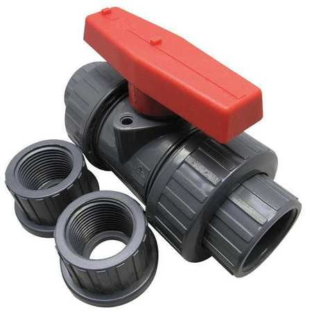 Value Brand 2-Piece Ball Valve, PVC, 4PGD3