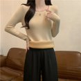 thumbnail image 3 of Hearthz Fleece Womens Tops Long Sleeve Scoop Neck Womens Base Layer Top Winter Warm Plush Thermal Tops for Women, 3 of 3