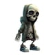 thumbnail image 3 of Sudadera de Halloween Calavera Muñecas Resina Artesanía Gótico Esqueleto Hombre Escultura (C), 3 of 3