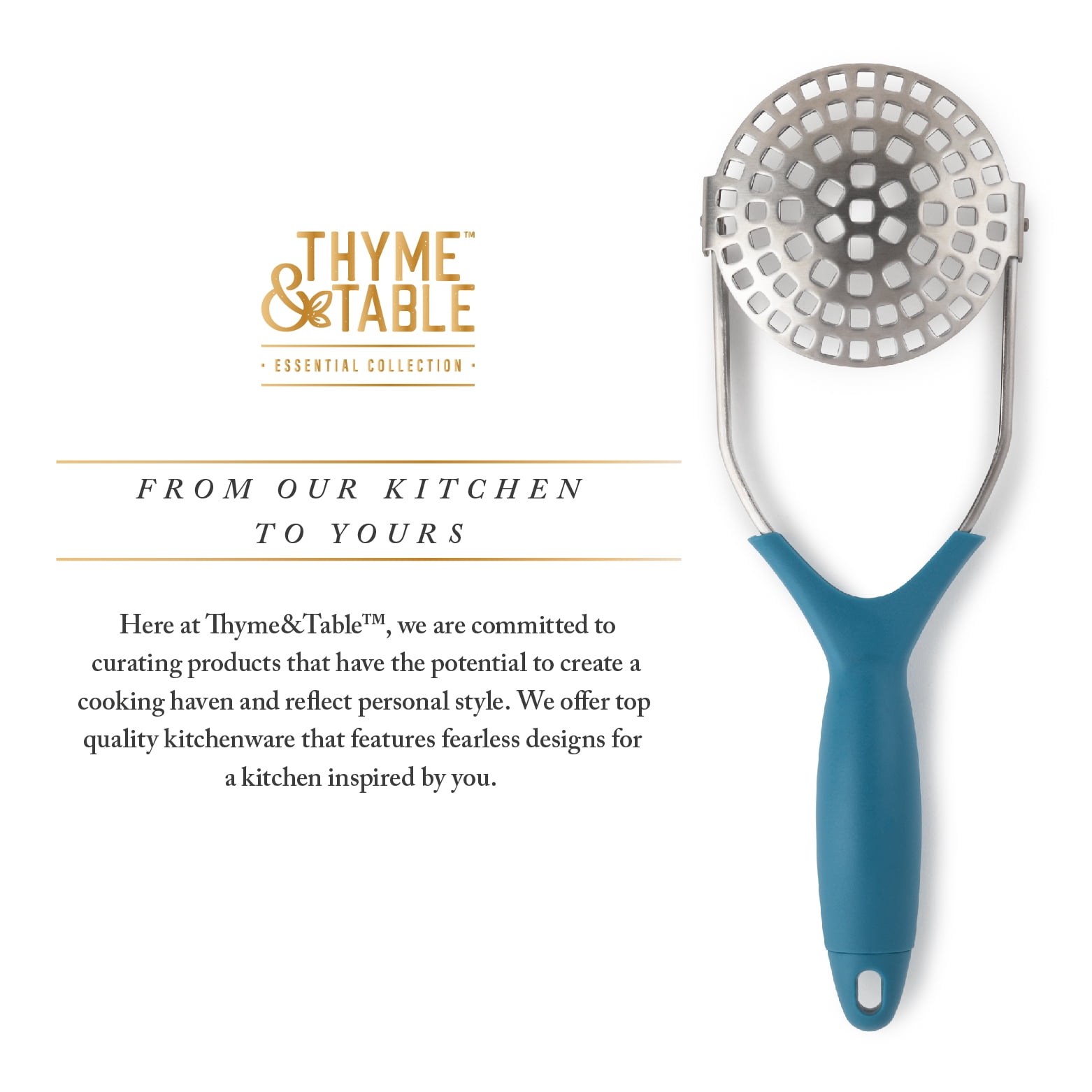 Thyme & Table Stainless Steel Potato Masher