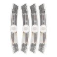 thumbnail image 1 of COMPUKAS 4Pack White Rectangular Spoke Reflectors for Bicycles and Road Bikes, 1 of 7
