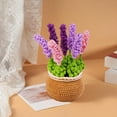 thumbnail image 5 of EGYMEN Handmade Crochet Potted Plants, Handcrafted Desk Decoration for Home and Office, Unique Gift Idea for Teachers, Moms, Friends, 5 of 7