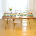 thumbnail image 3 of Yayeee Table Runner 70 inches Long Home Kitchen Dinning Party Decoration, Beige Clover Pattern, 3 of 7