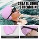 thumbnail image 3 of Gorro de natación de silicona, gorro de baño cómodo, ideal para cabello rizado, corto, medio largo, gorro de natación para mujeres y hombres, gorros de ducha que mantienen el peinado sin cambios Fokelyi LRWJ848-6, 3 of 6