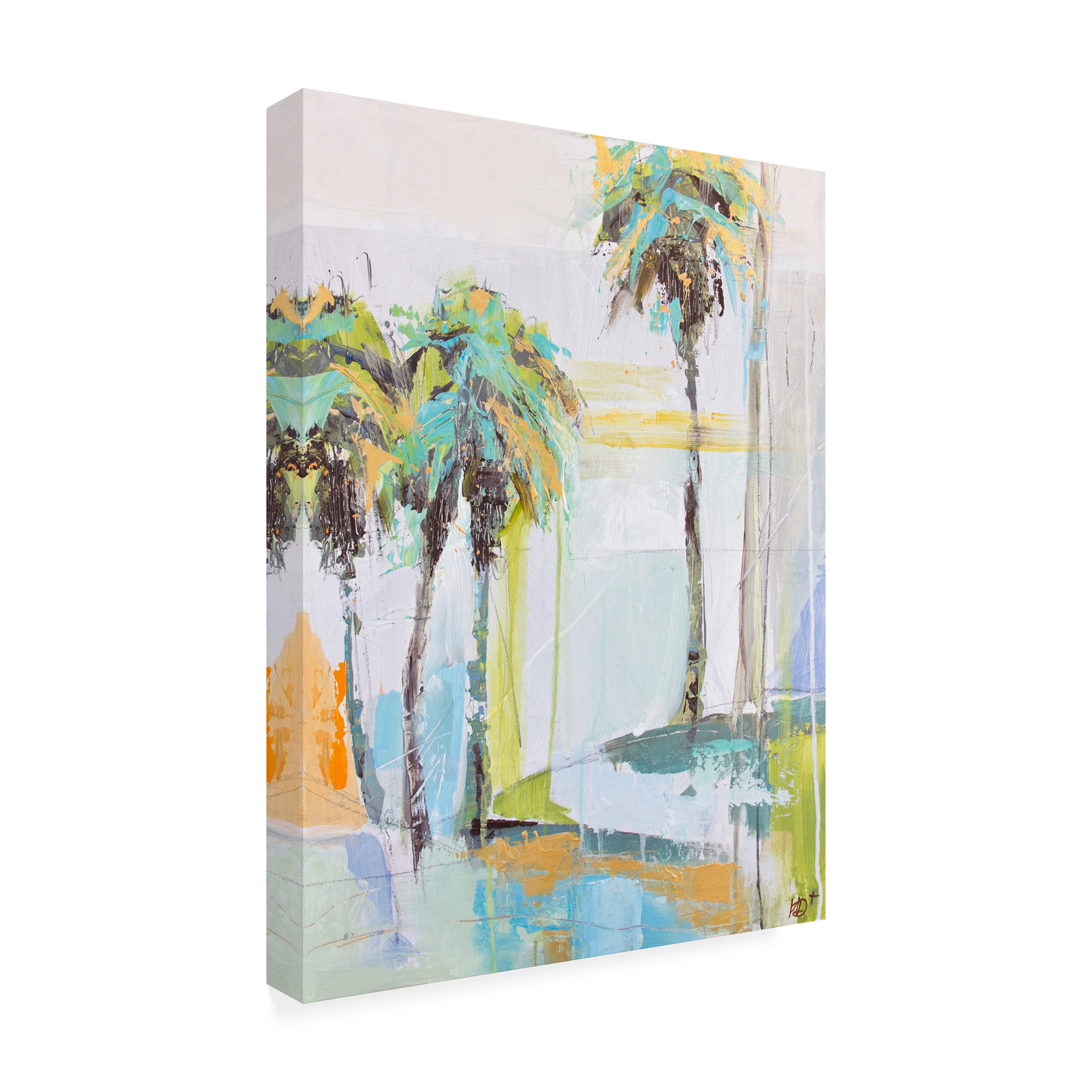Trademark Fine Art 'Palm One' Canvas Art by Kym De Los Reyes
