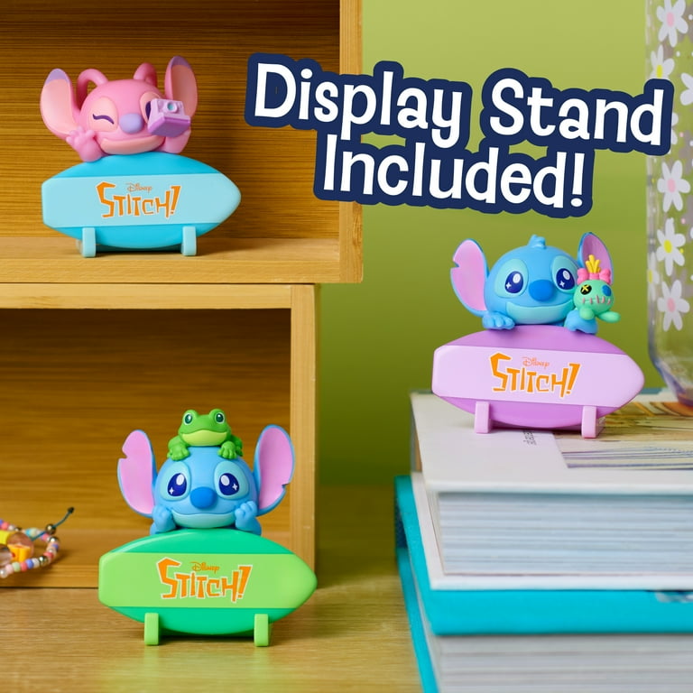 Disney Stitch Attachmeez Collectible Mini Figure Blind Box, Hangs