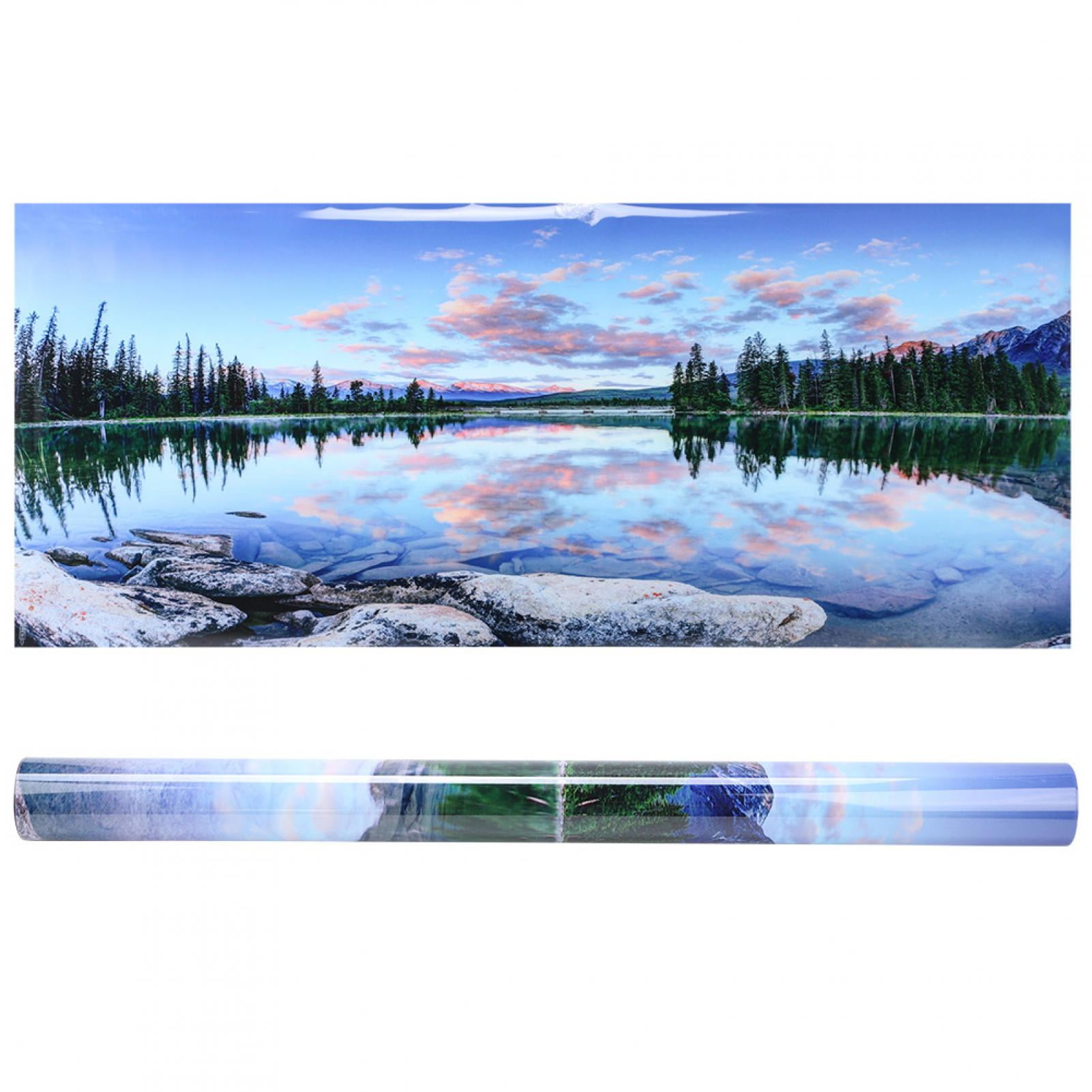 Tebru Aquarium Background Sticker,Background Poster Decorative Painting