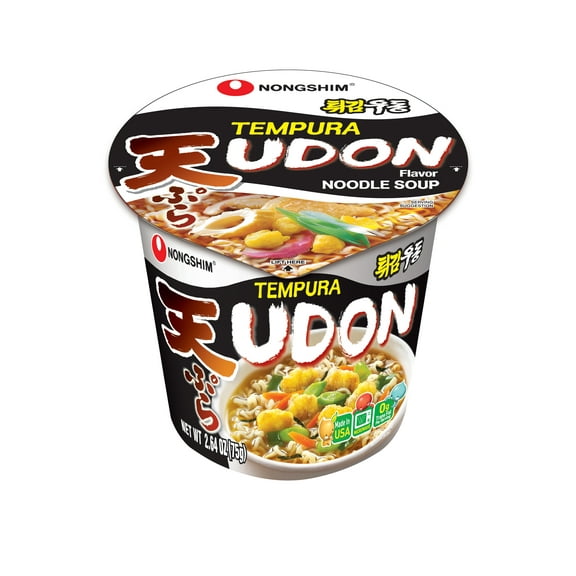 Nongshim Tempura Udon Cup, 2.64 Oz, 6 Ct