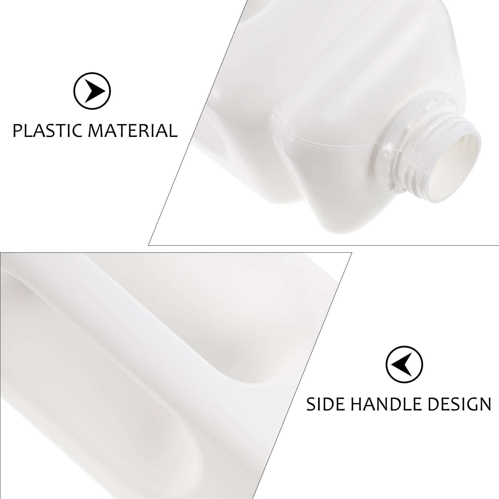 FRCOLOR 6 pcs  Reusable Storage Jug Leak-proof Water Jug Plastic Gallon Jug with Caps