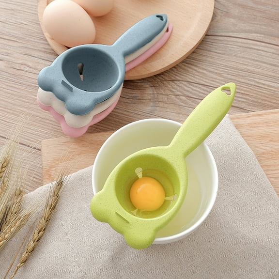 Windfall 3PCS Egg Separator Egg Yolk White Filter Food Grade Egg Divider Stainless Steel Egg Sieve Kitchen Gadget Cooking/Baker Tool Egg Extractor DIY Kitchen Tool Egg Yolk White Separator