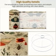 thumbnail image 4 of Lampshades 2 Pack Vintage Botanical Entomology Butterflies Moths Beetles 13"x13"x10" Light Shade for Table Lamps Floor Lamp Shades Lampshade Replacement Easy Assembly Cottagecore Minimalist Decor, 4 of 8
