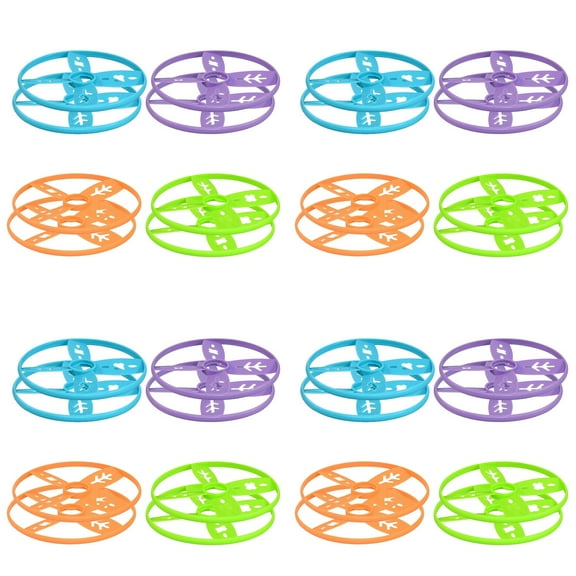 8/16/24/32pcs Outdoor Flying Toys, Flying Discs Accesories, Flying Discs Supplement Set, Compatible with Most Handheld and Foot-Powered Flying Disc Toys