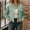 Green-b, variant on Womens Fashion Cropped Corduroy Jackets, Button down Jackets Tops, Fall Trendy Lightweight Long Sleeve Shirts