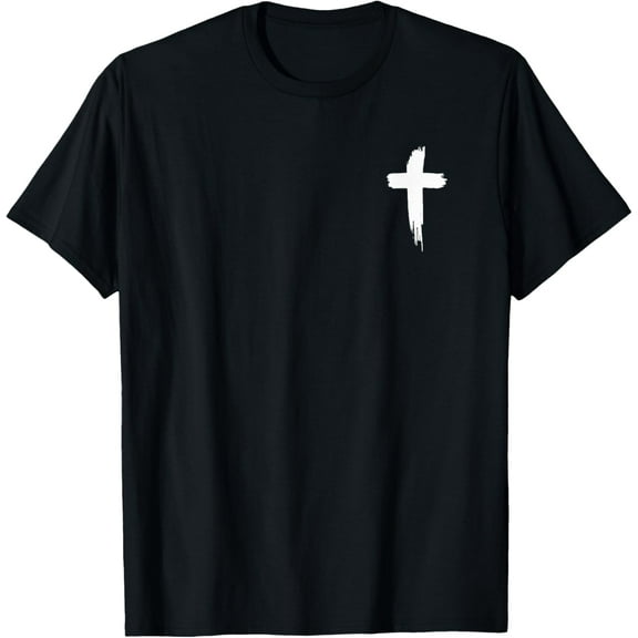 Faith Over Fear Bible Verse Christian Front and Back Print T-Shirt Shirts