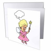3dRose, Fairy Godmother , 6 Greeting Cards with envelopes
