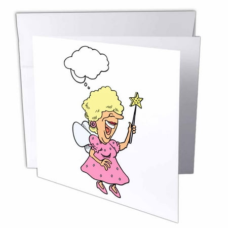 3dRose, Fairy Godmother , 6 Greeting Cards with envelopes