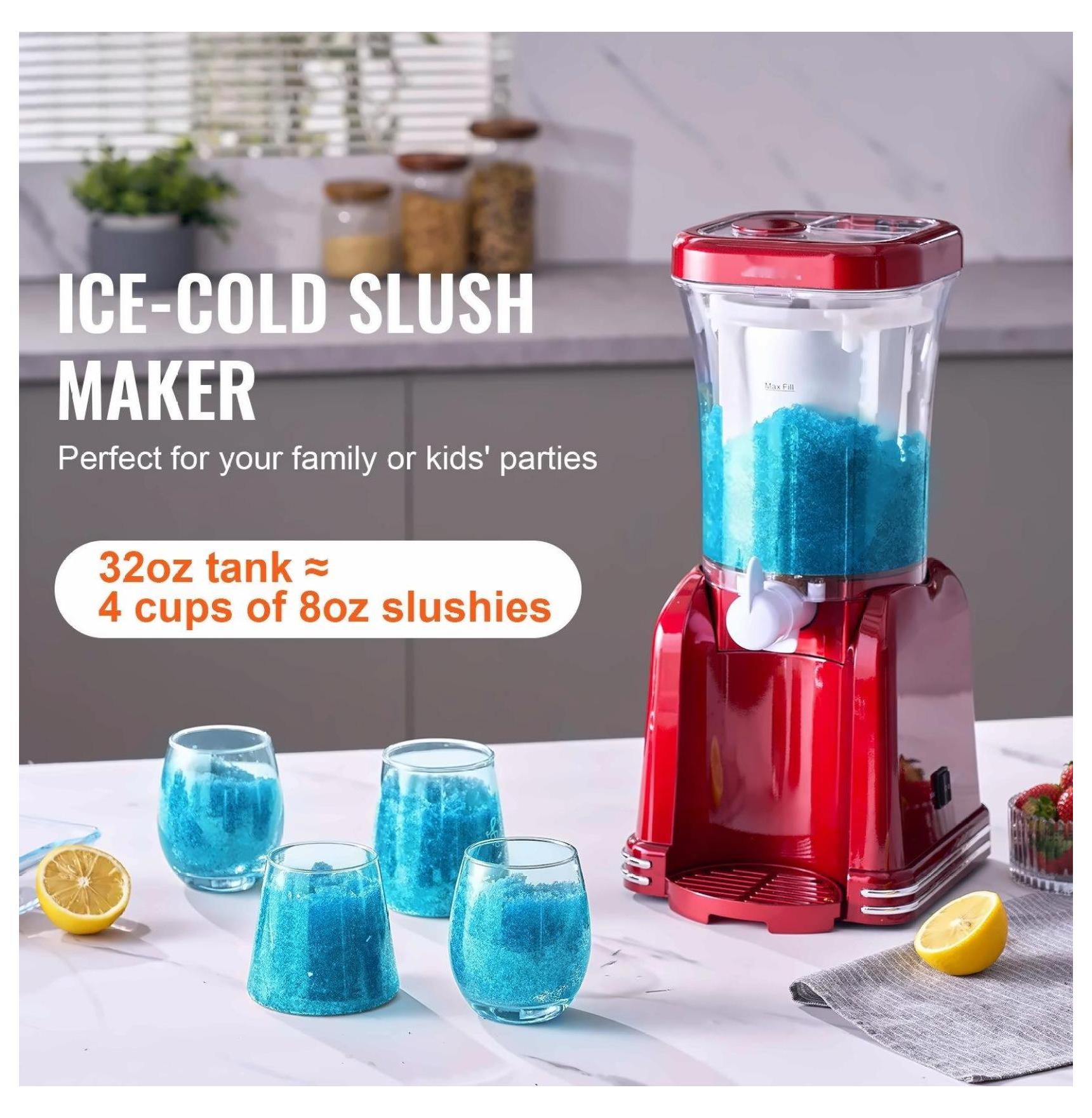 Slushy Machine for Home - 32oz Margarita & Smoothie Maker - Frozen Drink Machine