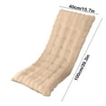 thumbnail image 3 of Ycandiee Roc Chair Cushion, Patio Chaise Lounger Cushion, Durable Comfort Double-Sided Tufted Seat Pads, 3 of 6