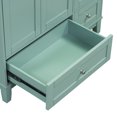 thumbnail image 5 of [Cabinet Only] 36-inch Bathroom Vanity, Modern Minimalist Design, High-Quality Stable Construction, Stable and Durable, Ample Storage Space - Green, 5 of 9