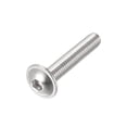 thumbnail image 3 of Uxcell M4 x 22mm 304 Stainless Steel Flanged Button Head Socket Cap Screws 100 Pack, 3 of 5