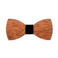thumbnail image 2 of Puntoco Clearance Wood Bow Tie Mens Wooden Bow Ties Party Business Butterfly Cravat Party Ties, 2 of 2