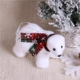 thumbnail image 2 of Linyer Christmas Pendant Bear Christmas Tree Hanging Ornaments Christmas Holiday Decorations Party Supplies  Christmas bear, 2 of 8