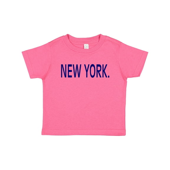 Inktastic New York in Blue Text Boys or Girls Baby T-Shirt