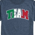thumbnail image 3 of Instant Message - Team Italy - Italian Flag - Sports Pride - Men's Short Sleeve Graphic T-Shirt, 3 of 6