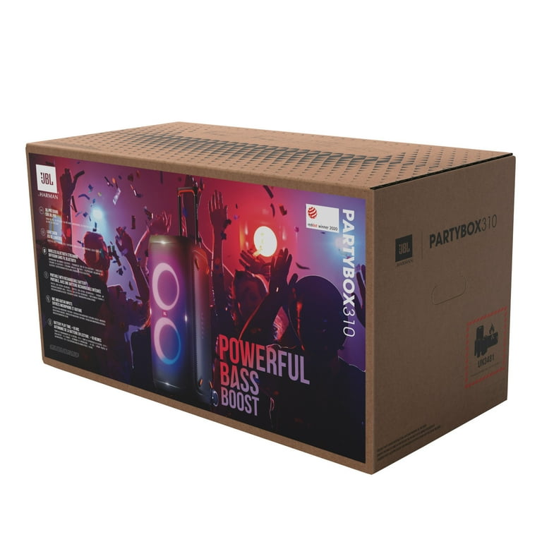 JBL Partybox 310 Portable Bluetooth Speaker with LED Lights JBL Partybox 310 Portable Bluetooth Speaker with LED Lights