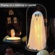 thumbnail image 3 of Lindo Fantasma Iluminado Mesa en Cúpula Transparente para Interiores Campana Halloween Mini Luminoso Un Frasco Fiesta Mantel Del, 3 of 9