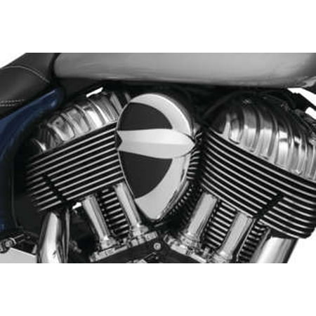 Kuryakyn Chrome Horn Cover By John Shope for Indian 2014 - 2019 Classic, Vintage, Dark Horse, Springfield, Chieftain, Roadmaster Models