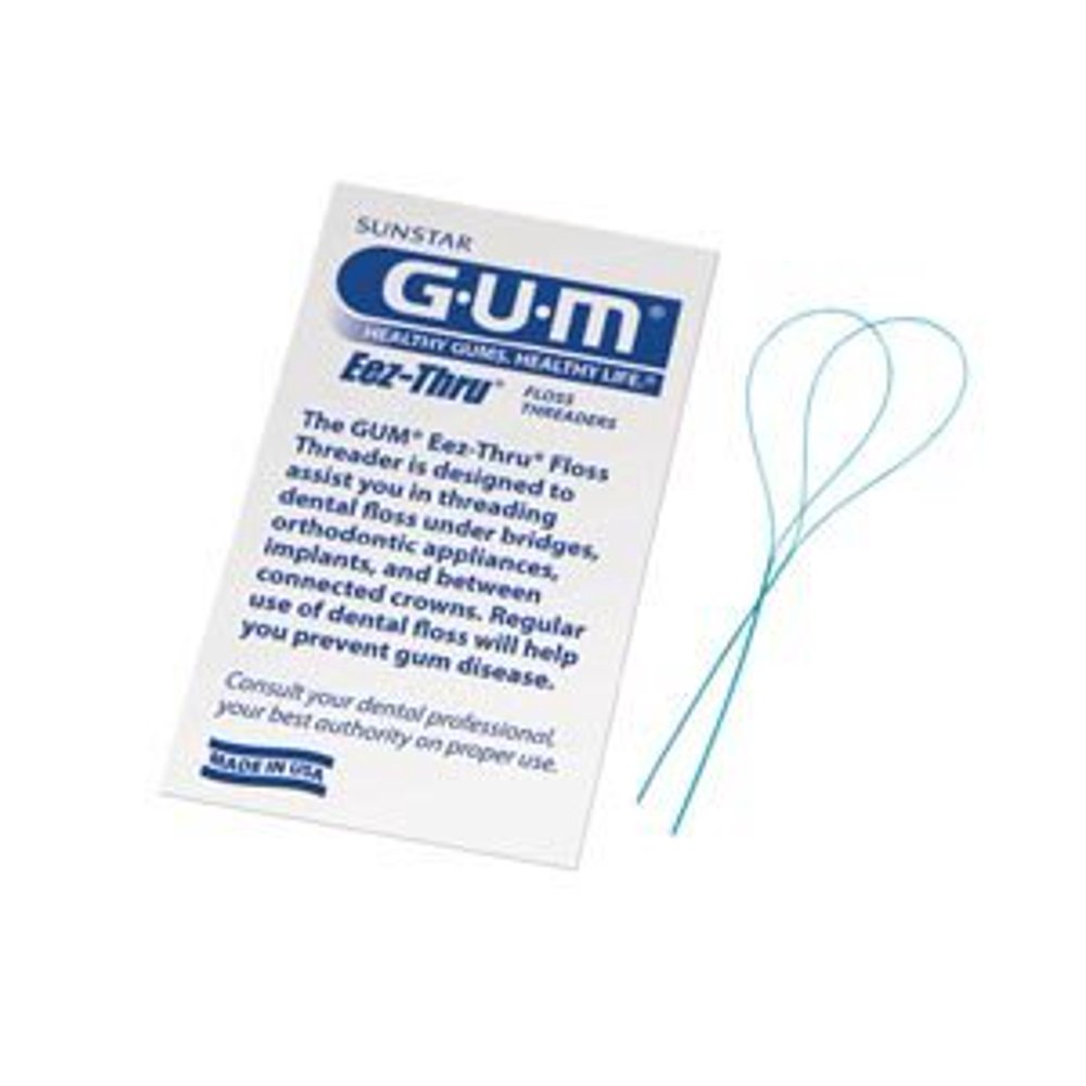 100 Envelopes of 5 Floss Threaders GUM EezThru Sunstar
