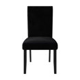 thumbnail image 5 of Home Design Skokie Dining Chair (Set of 2), Black, Parsons style, Cushioned seat and back, Comfortable seating, Sturdy frame, Modern design, Durable construction, 5 of 9