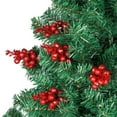 thumbnail image 3 of Gustave 24 Pack Glitter Berry Stems Artificial Christmas Picks, 8 inch Fake Berries Branches for Xmas Tree Wreath Ornaments Wedding Holiday Home Decor - Red, 3 of 8