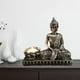thumbnail image 5 of de Buda, candeliere de estatua de Buda, candeliere de de Buda, candeliere de meditación, para decoración de interiores y exteriores de Plata antigua Macarena Candelero Tealight, 5 of 8