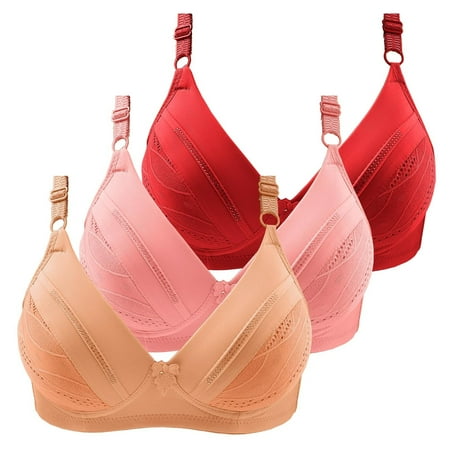 Pavied Minimizer Bras Bralettes for Women Feelingirl Bra Without Underwire Sports Bra Set Women Plus Size Breathable Bra Yoga Gym Outdoor Fitness Seamless Bras Womens Bras C D