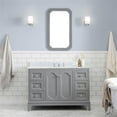 thumbnail image 2 of Water Creation Queen 48"W Wood Single Bathroom Vanity in Cashmere Gray/Chrome, 2 of 3
