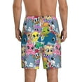 thumbnail image 5 of Cauagu Cartoon Marine Animals Print Pajama Bottoms for Men Sleep Pajama Shorts Elastic Waistband Sleep Pajama Short Men's PJ Shorts -Large, 5 of 6