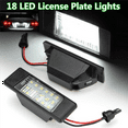 thumbnail image 1 of 10Pcs 18Leds License Plate Lights Plastic for Juke Primera Bright Led Number Licence Plate Light, 1 of 5