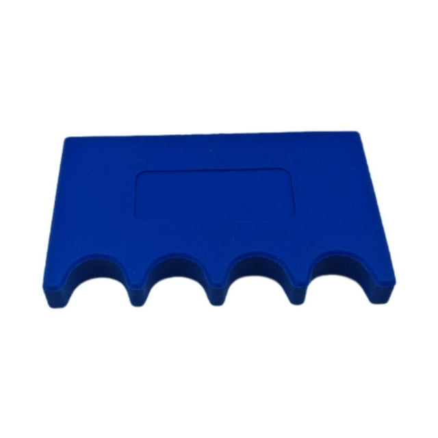 Soporte para tacos de billar para accesorios de mesa, soporte ligero y profesional para tacos de billar. Azul