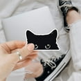 thumbnail image 2 of (3Pcs) Peeking Sneaky Cat Sticker, Cute Black Cat Meme Sticker Car Decal Bumper Stickers, Kitty Vinyl Stickers - Stickers for Laptop Water Bottle Phone Car Window Helmet 3 Inches, 2 of 6