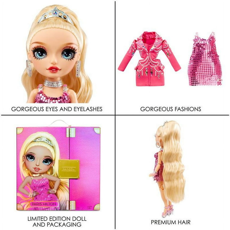 レインボーハイRainbow highプレミアムエディション　パリス・ヒル Rainbow High Paris Hilton Premium Collector Doll, 11 inch
